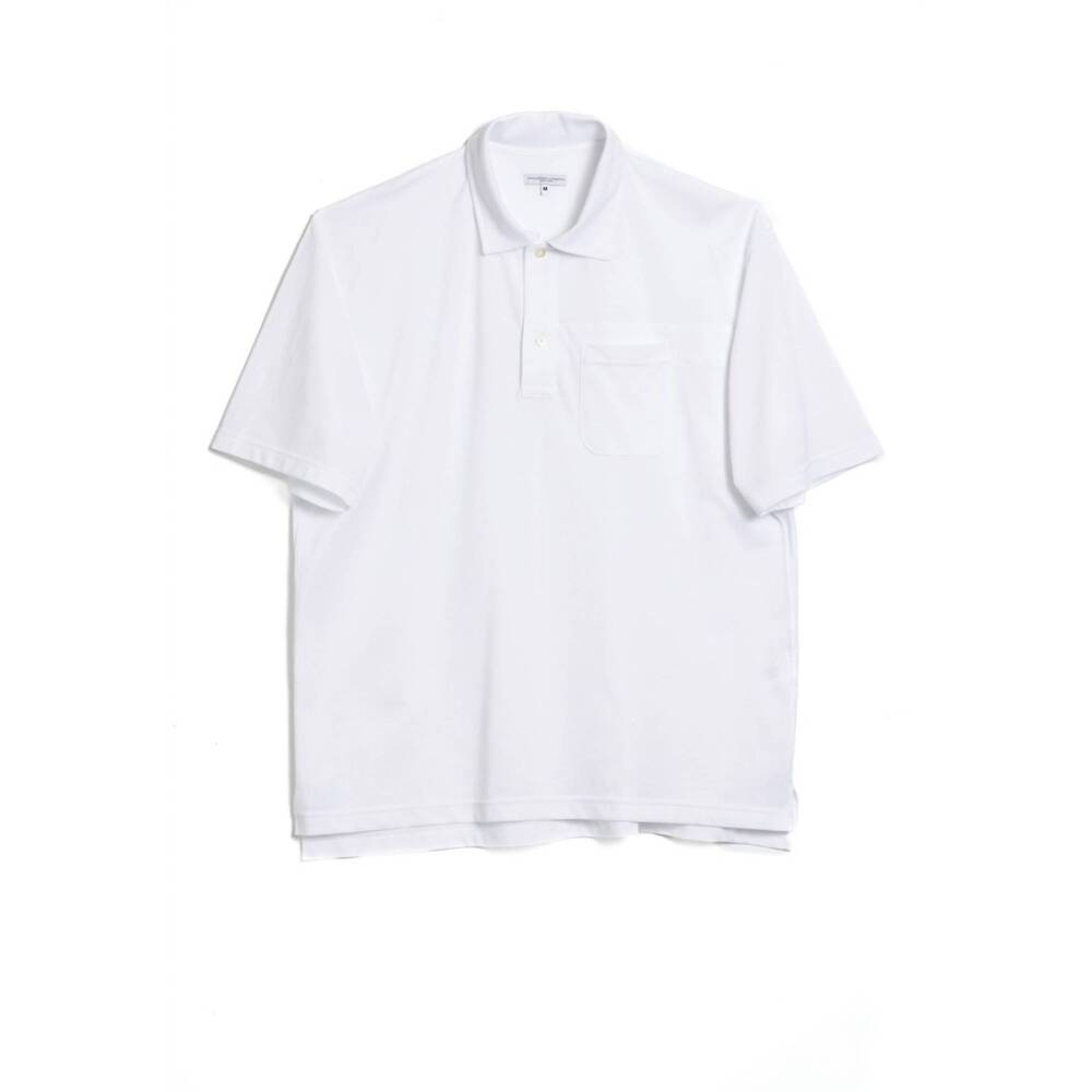 NEW ENGINEERED GARMENTS men's polo shirt in white